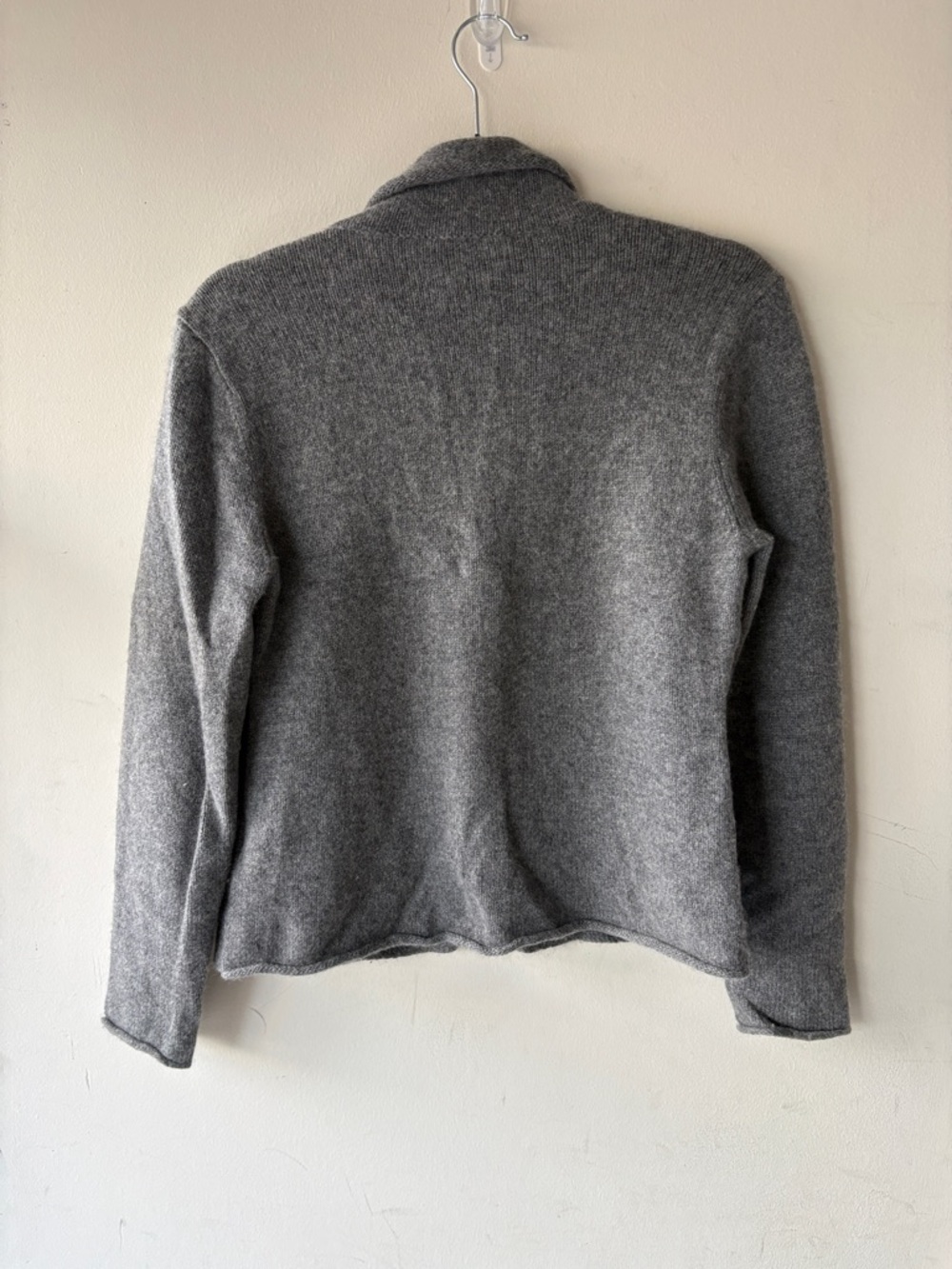 Eileen Fisher cashmere Gray Cardigan sweater - Picture 3 of 10